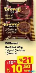 ETİ BROWNİ GOLD MİNİ KEK 45 G fiyat ve kampanya bilgisi